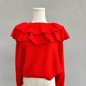 Zara Ruffled Sweater